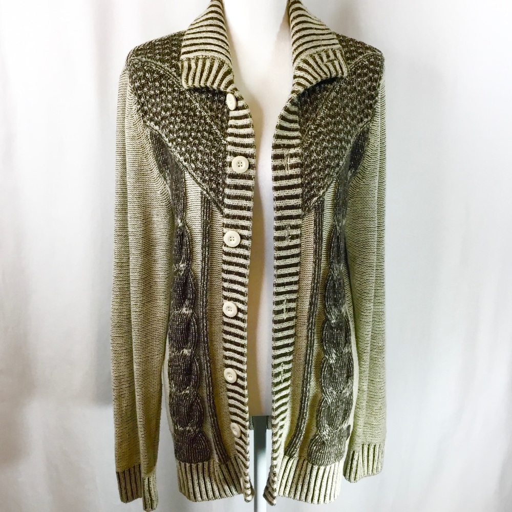 BOHO Trash Nouveau Cardigan Sweater, Medium, Lagenlook, Comfy